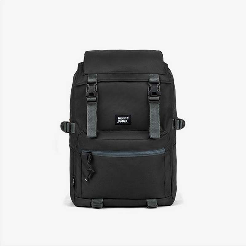 Geoff Max - Almost All Black | Tas Punggung | Backpack Ransel Pria | Tas Backpack Sekolah Kuliah