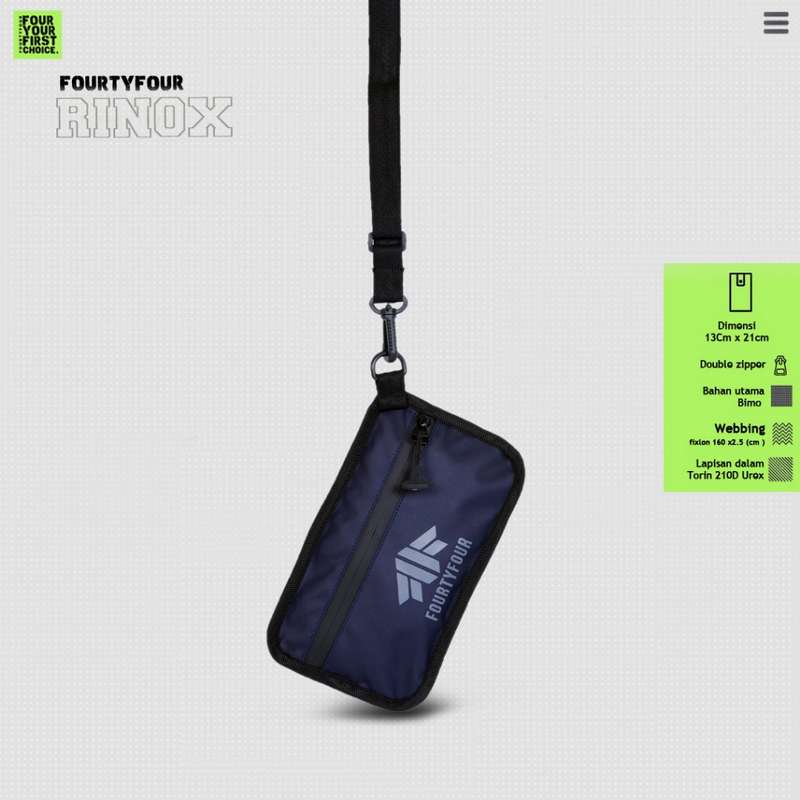 Fourtyfour - Sling Phone Rinox Pouch Hp Wallet Waterproof - Sling Bag Pouch